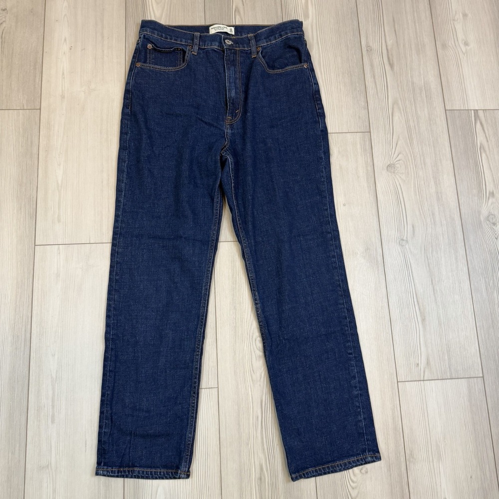 Abercrombie & Fitch The Ankle Straight Ultra High Rise Jeans Size 30 / 10L - Picture 3 of 10